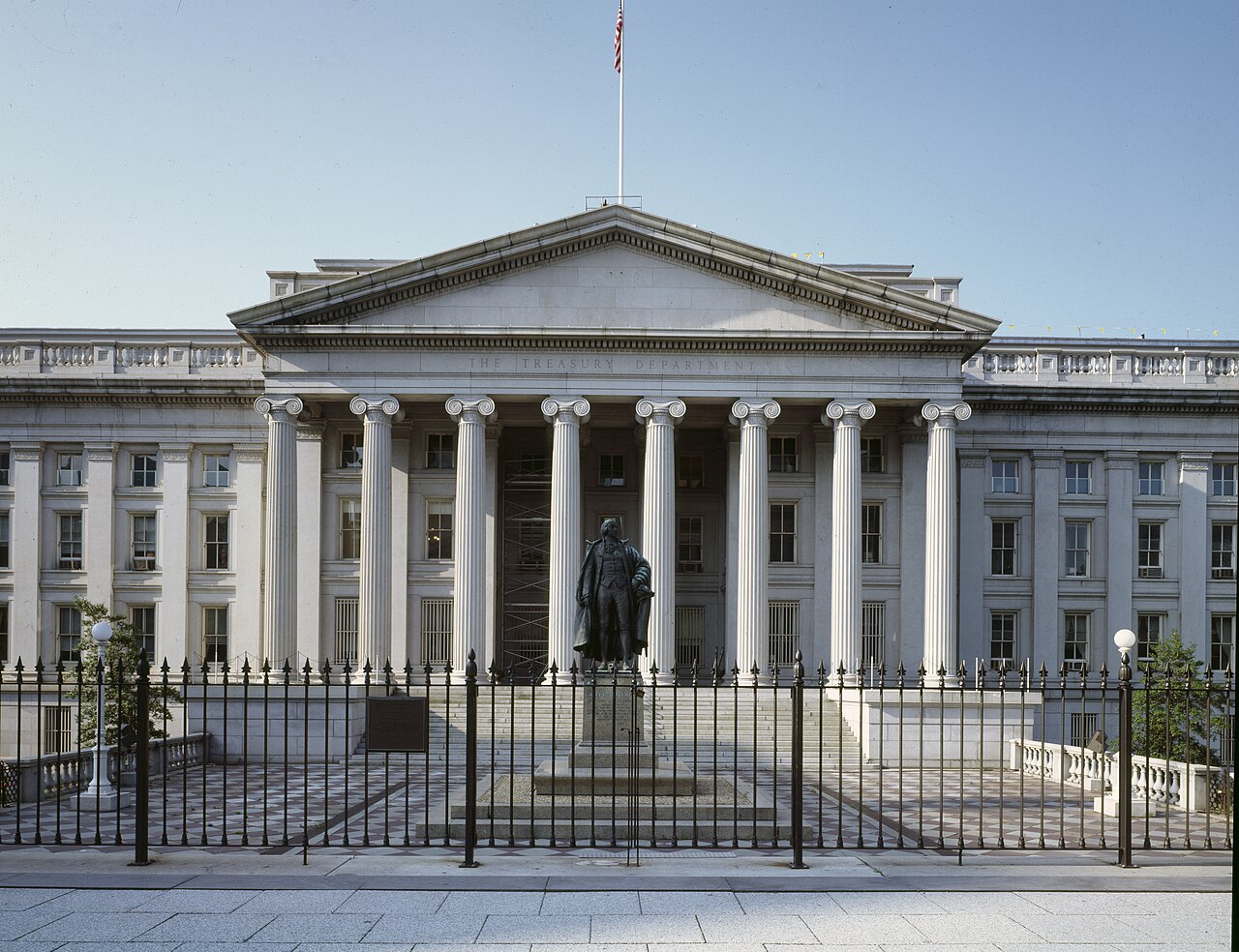 United States Treasury Department building in Washington, D.C.
