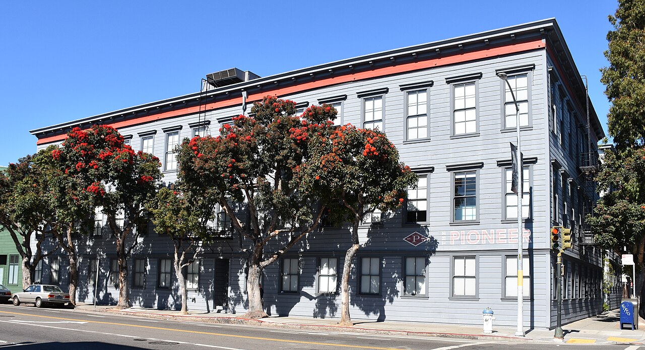 Pioneer Building in San Francisco, photographed in 2019