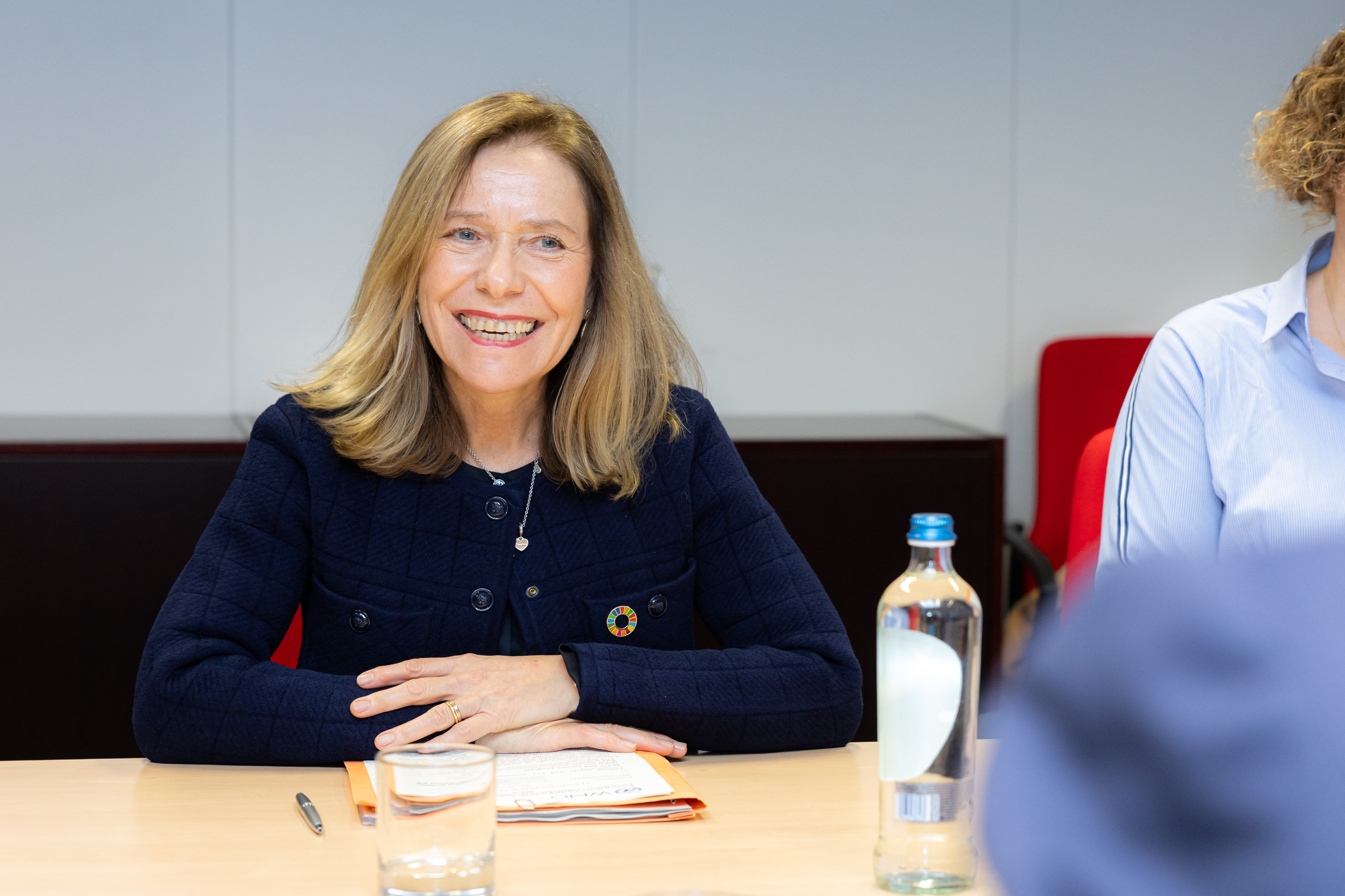 WMO Secretary-General Celeste Saulo meeting European Commission officials in Brussels